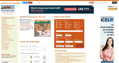 Desktop Screenshot of mexico-on-line.com
